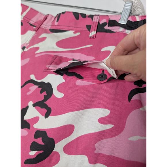 ROTHCO Women's  Paratrooper Pink/Black Camo Fatigues Size XXL - Picture 9 of 12